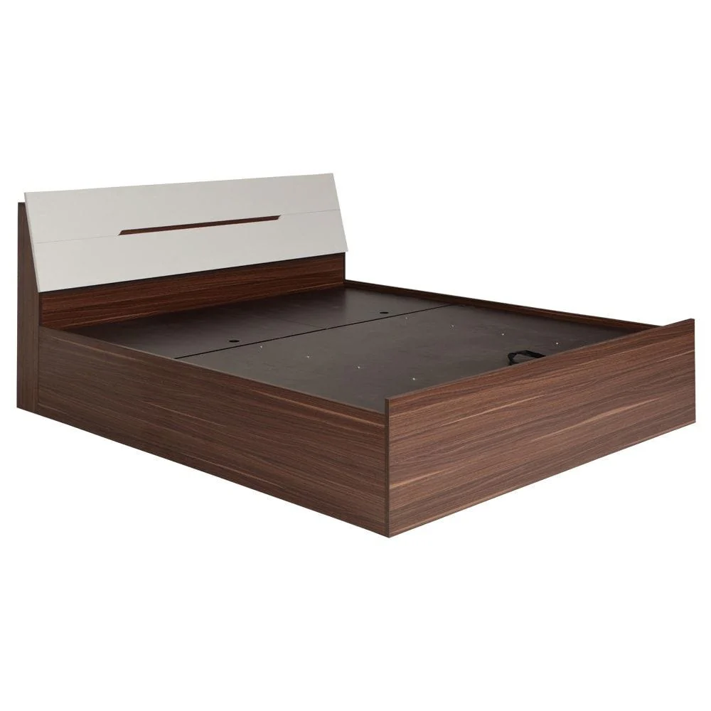 Contemporary White Accent Bed