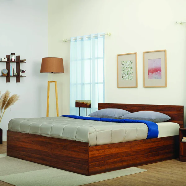 Essential Wood Panel Bed